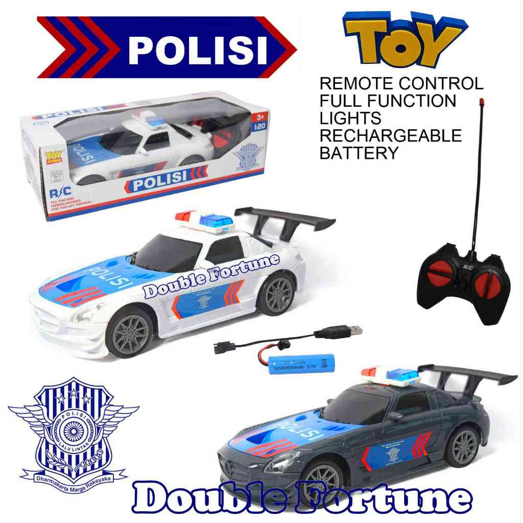 MAINAN ANAK MOBIL REMOT POLISI REMOTE CONTROL RACING CAR RADIO RC TOYS.