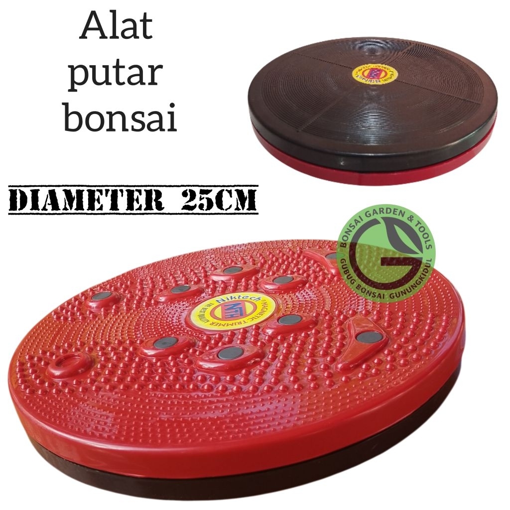 Trimmer alat putar bonsai ,meja putar bonsai