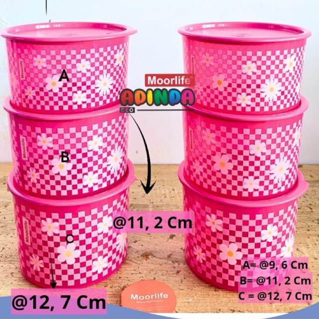 original Moorlife Toples Daisy set isi 3