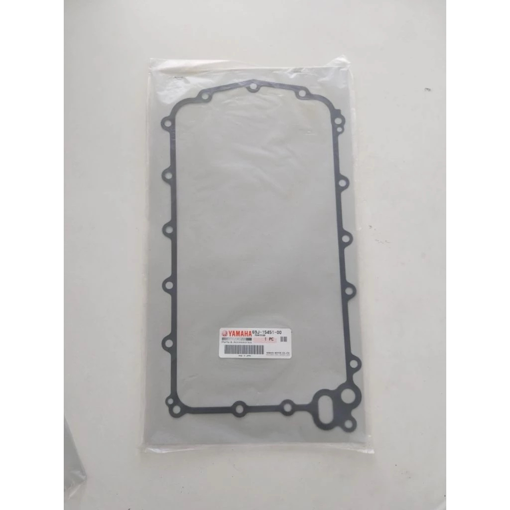 GASKET CRANKCASE COVER 1 69J-15451-00 MESIN TEMPEL YAMAHA 200/250PK 4TAK