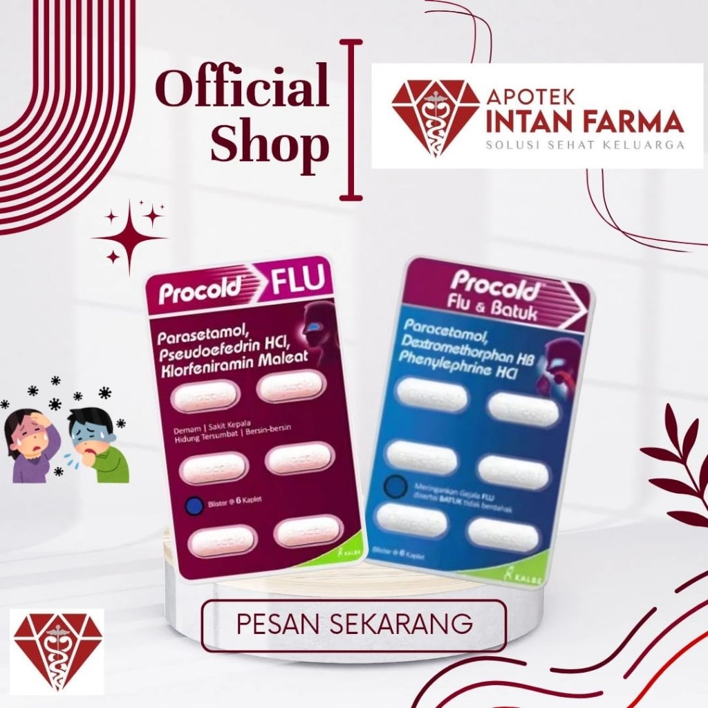 Procold Flu / Procold Flu Batuk mengatasi demam batuk pilek