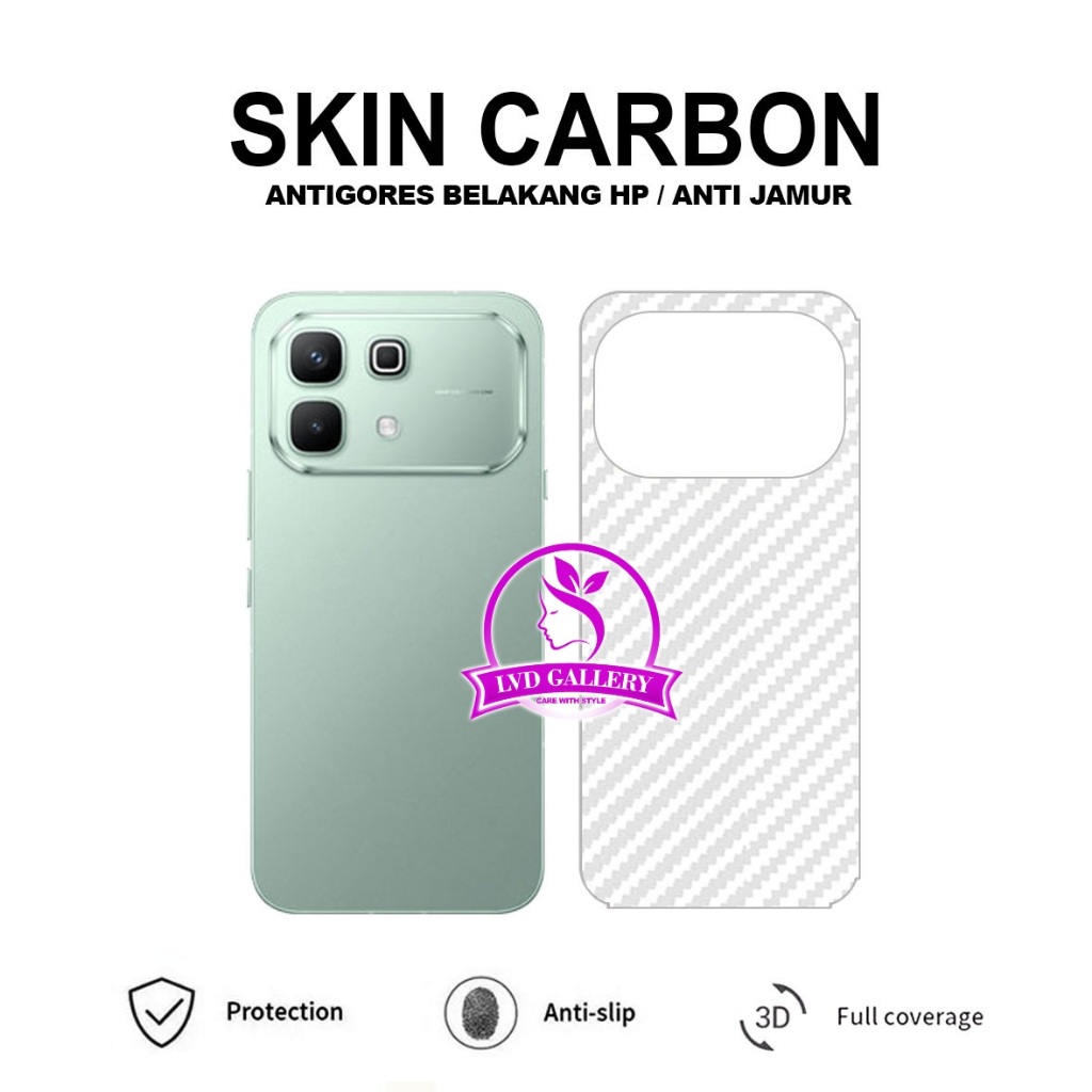 Infinix Note 60 Infinix Note 60 Pro Skin Carbon Transparan Garskin Anti Gores Belakang Infinix Note 