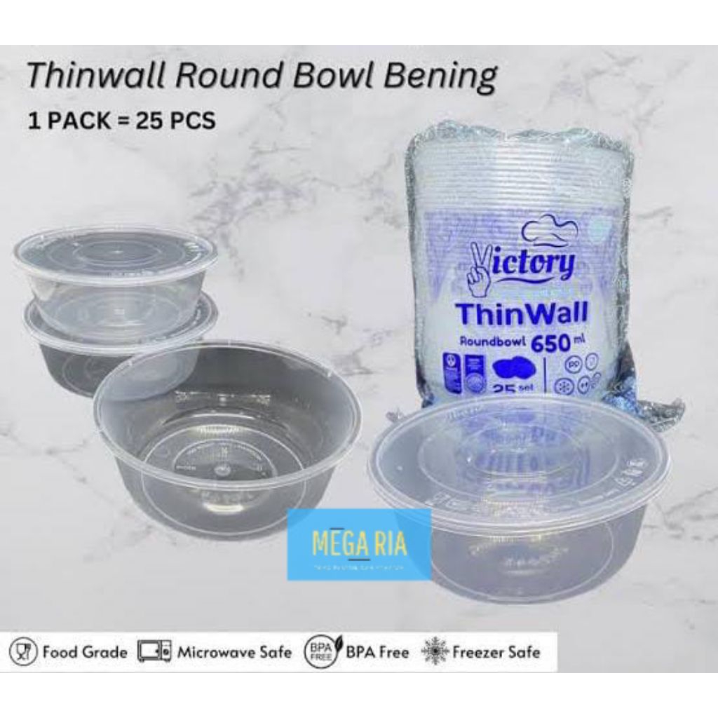 Thinwall Round Bowl 650ml