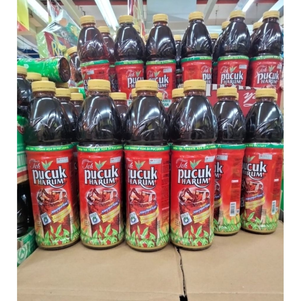 Teh Pucuk Harum Botol 1 Liter - 1 dus isi 6 botol