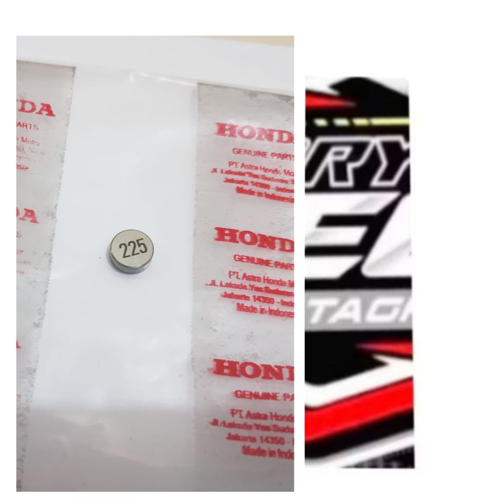 SIM klep Honda CBR 150 Sonic 150 ukuran 225