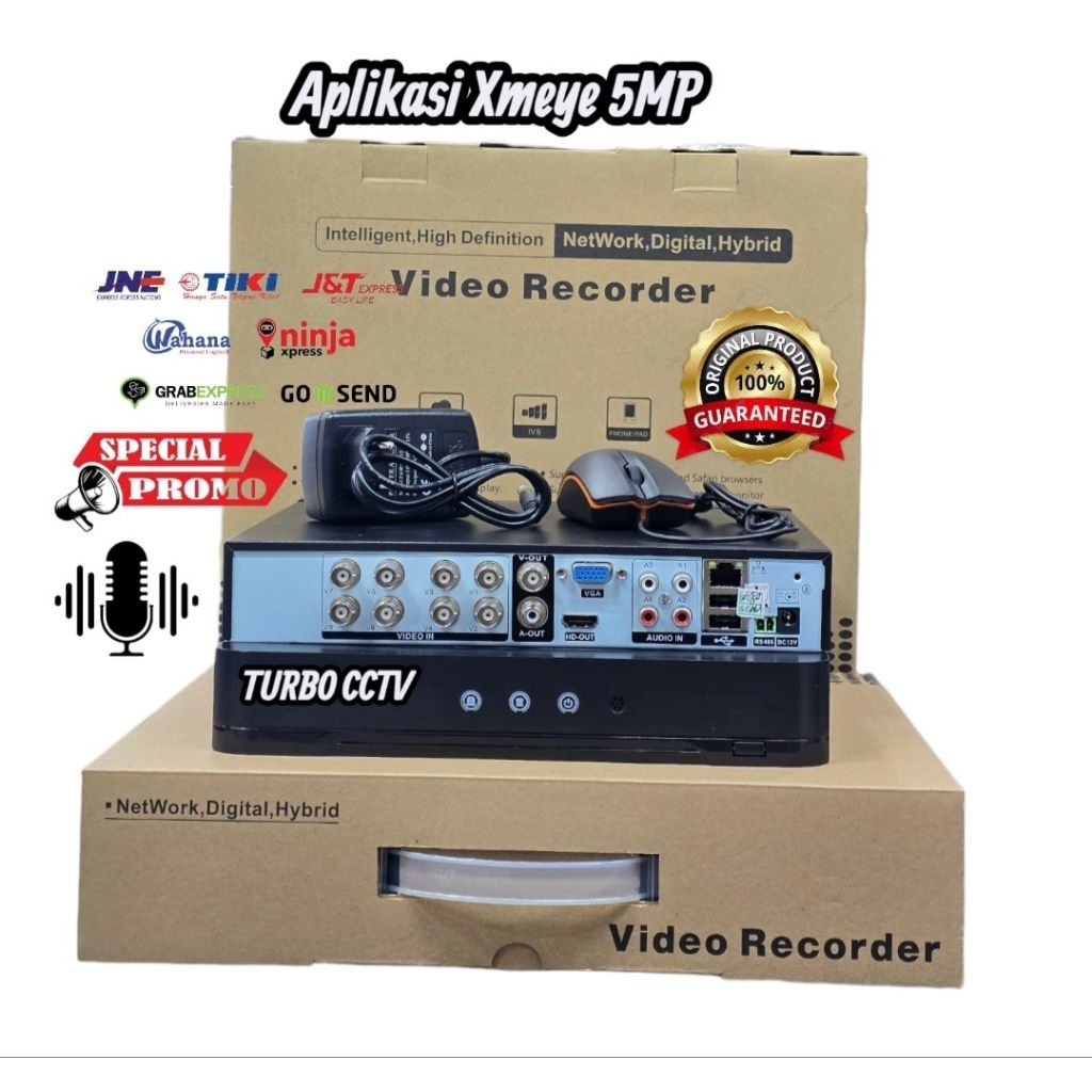 DVR CCTV AHD / DVR AHD 8 Channel XMEYE 5MP