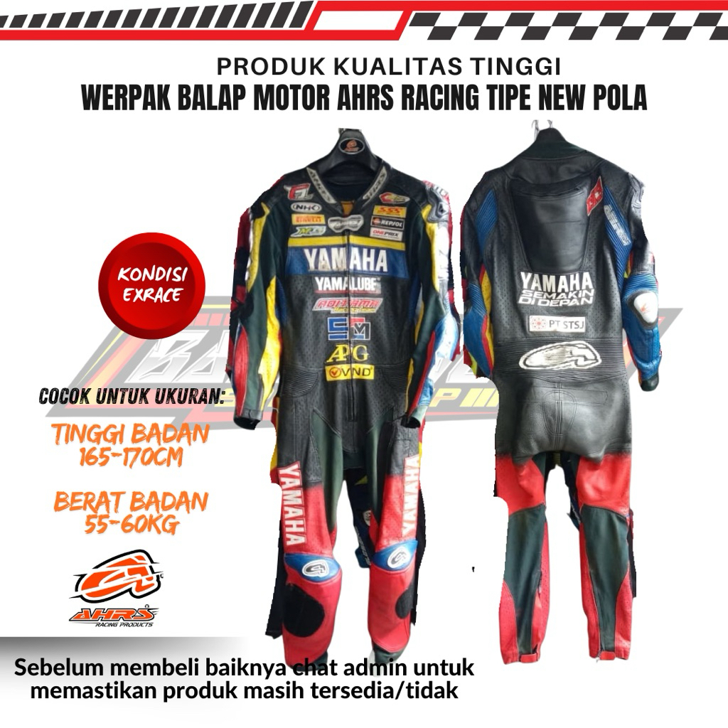 Werpak Balap Motor Road Race AHRS Racing New Pola