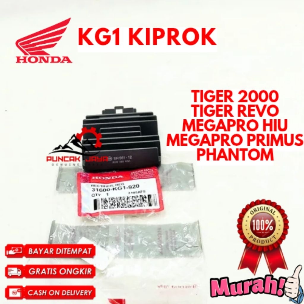 KIPROK ORIGINAL HONDA KODE KG1, KIPROK TIGER 2000, KIPROK TIGER REVO, KIPROK MEGAPRO, KIPROK MEGAPRO