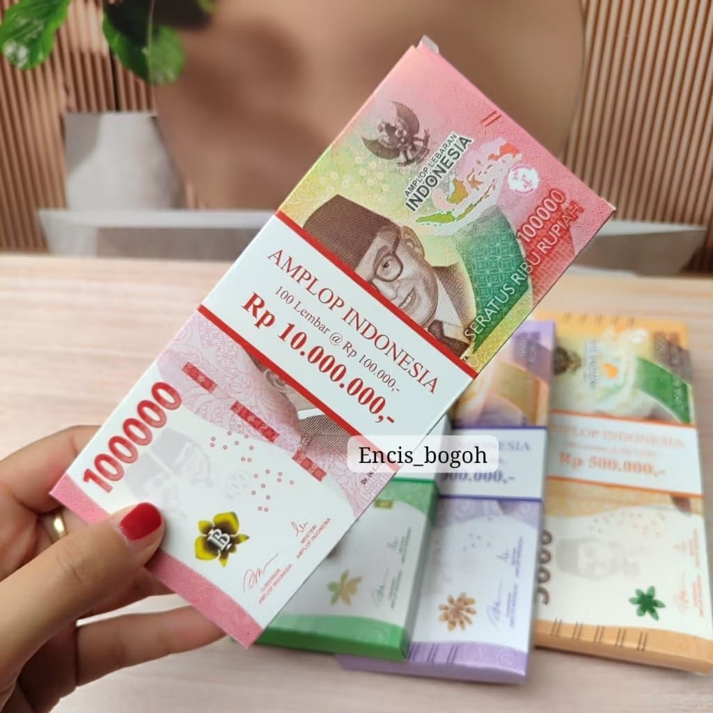 AMPLOP GEPOKAN // AMPLOP BOX MOTIF UANG GEPOKAN