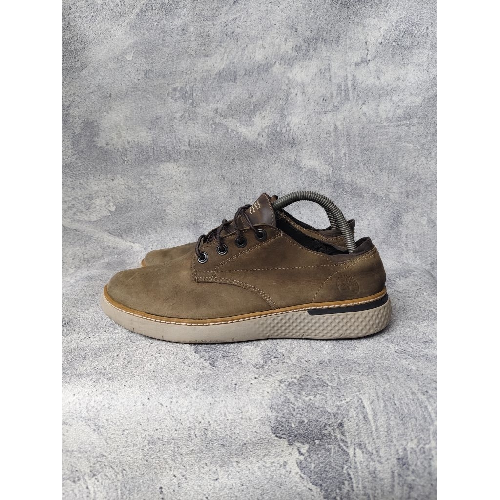 SEPATU TIMBERLAND CROSS MARK "BROWN OLIVE" LEATHER SECOND ORIGINAL
