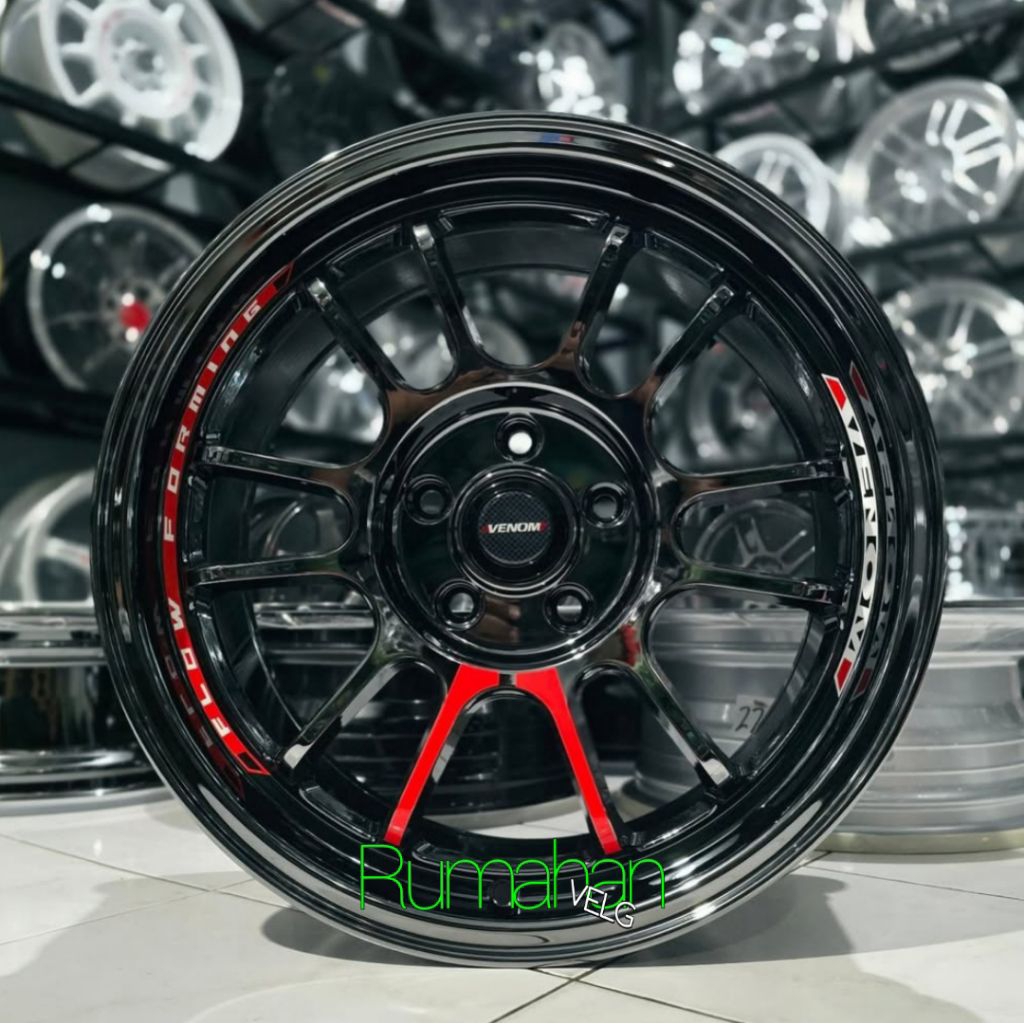 velg venom flow forming r17 lebar 8 pcd 5x114,3 et 40 velg mobil ring 17 pnp velg mobil Innova rebor