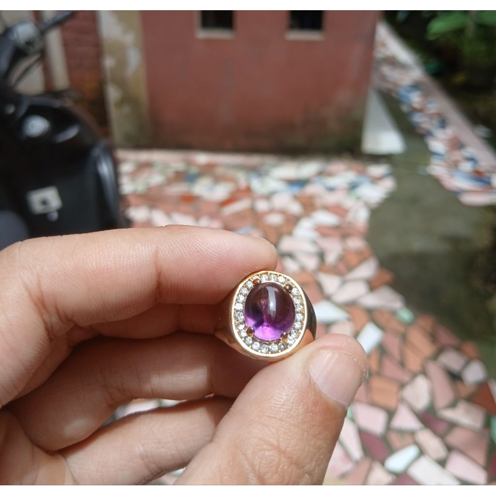 kecubung amethyst asli alam