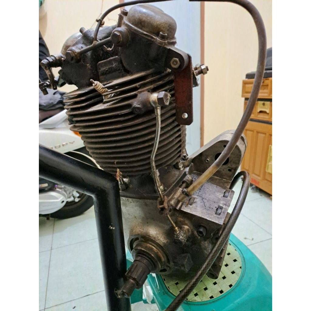 Mesin bsa plastik 350 cc np kondisi sehat