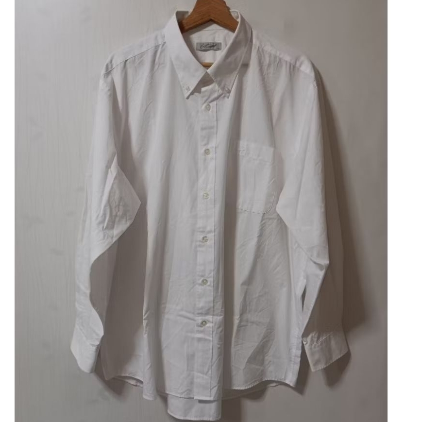 Kemeja putih pria JUMBO BIG SIZE CROCODILE original size 17,5