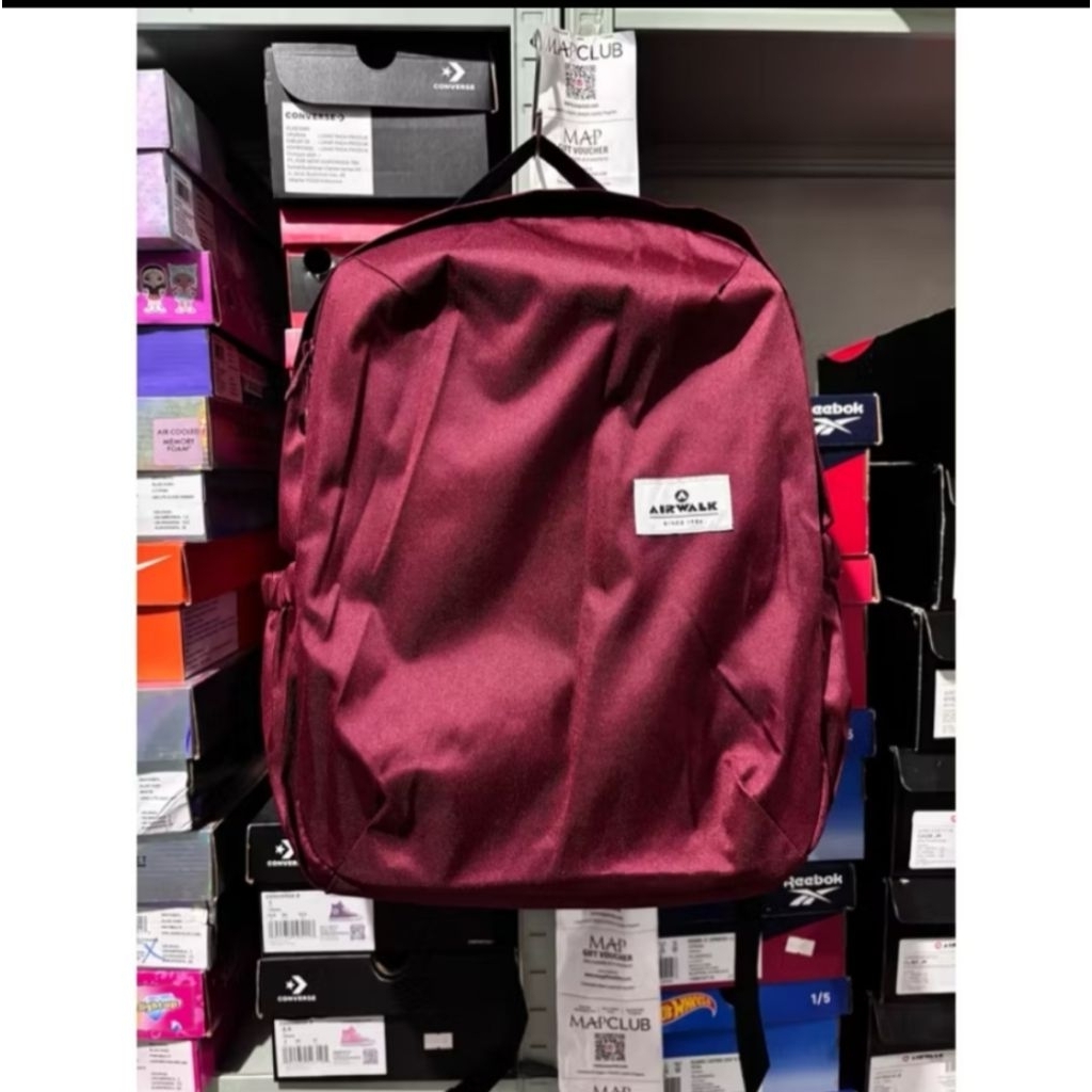 tas airwalk delphy maroon original store