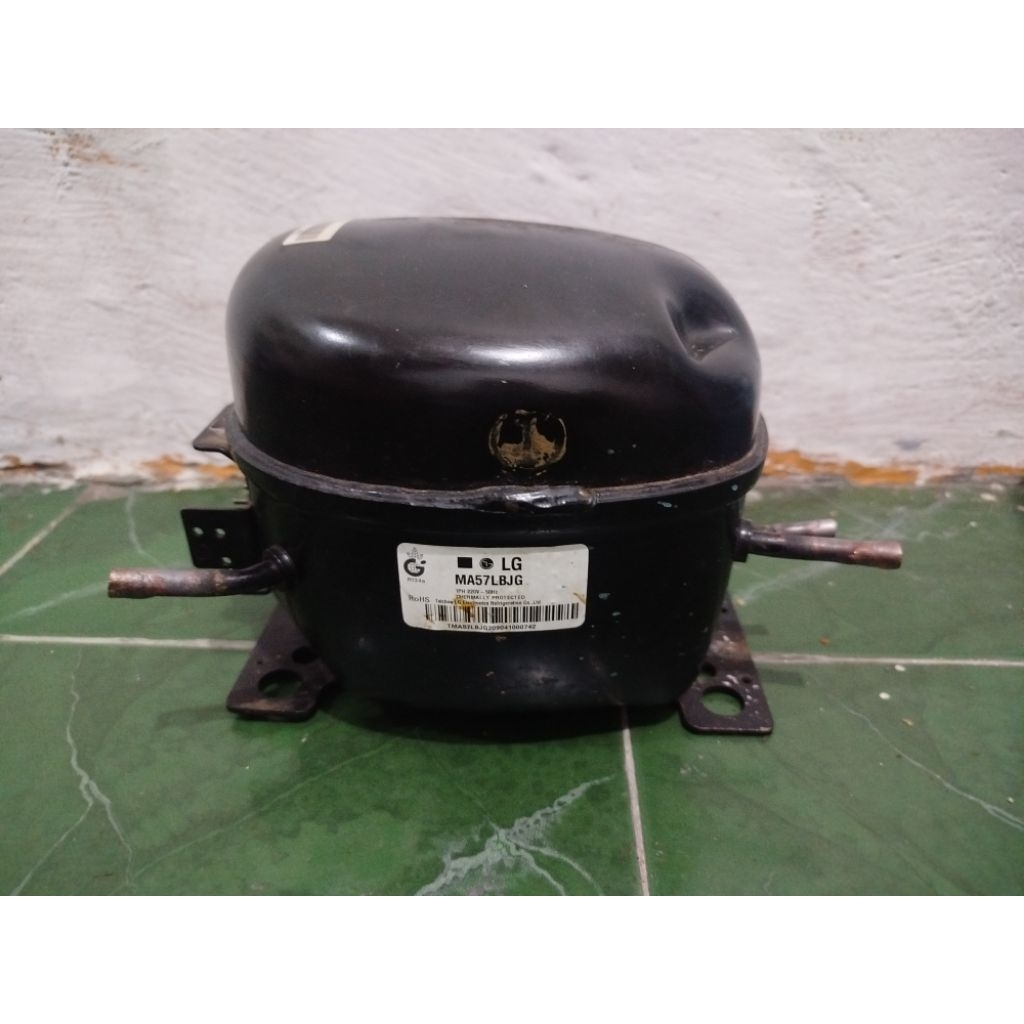 KOMPRESOR KULKAS 2 PINTU LG RUSAK AMPER TINGGI