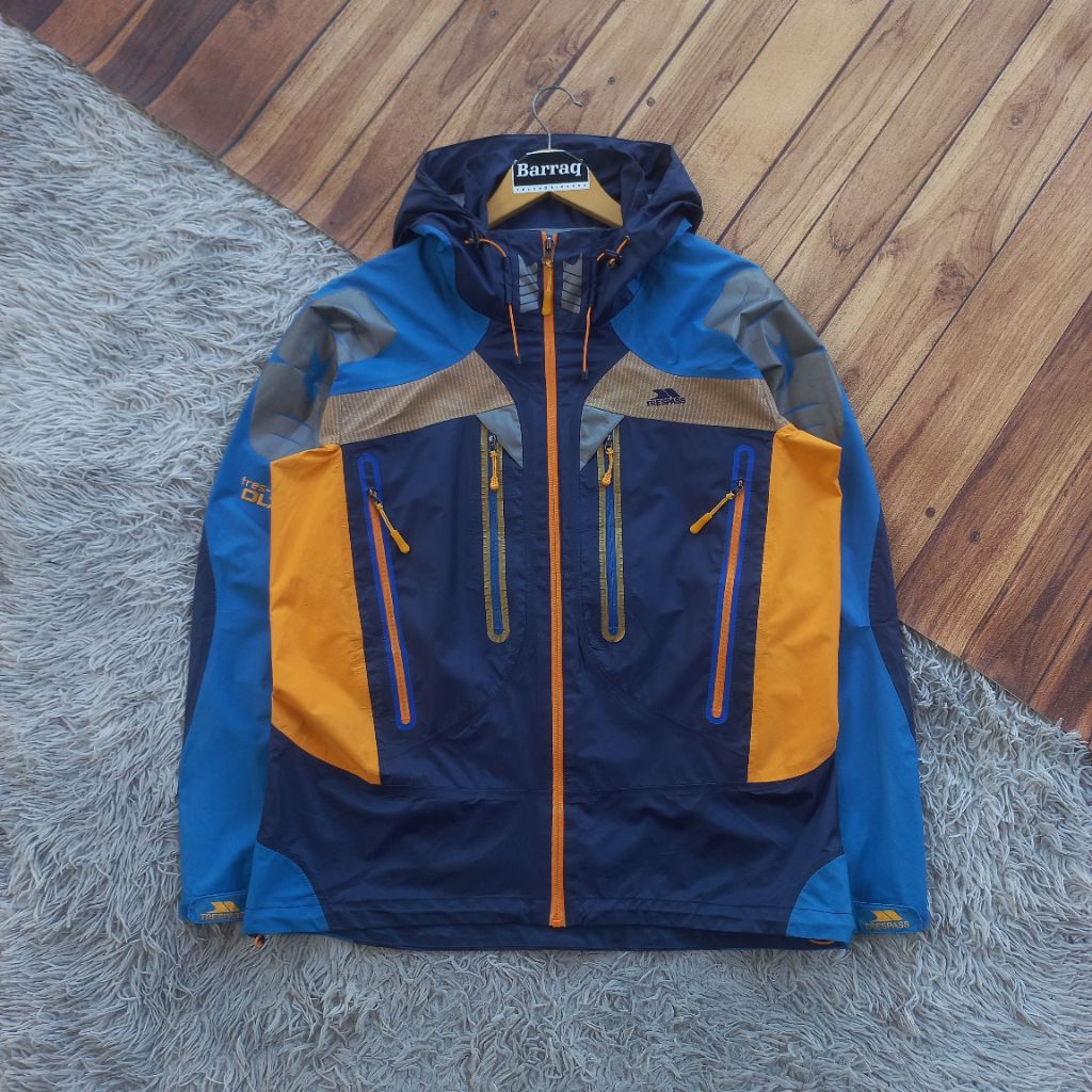 Jaket Outdoor Trespass DLX Trestex Waterproof Blocktech 3Layer NOT gorpcore goretex blocktech runnin