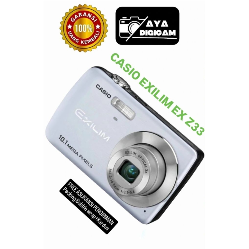 kamera Casio exz33 kamera pocket silver kamera digicam casio