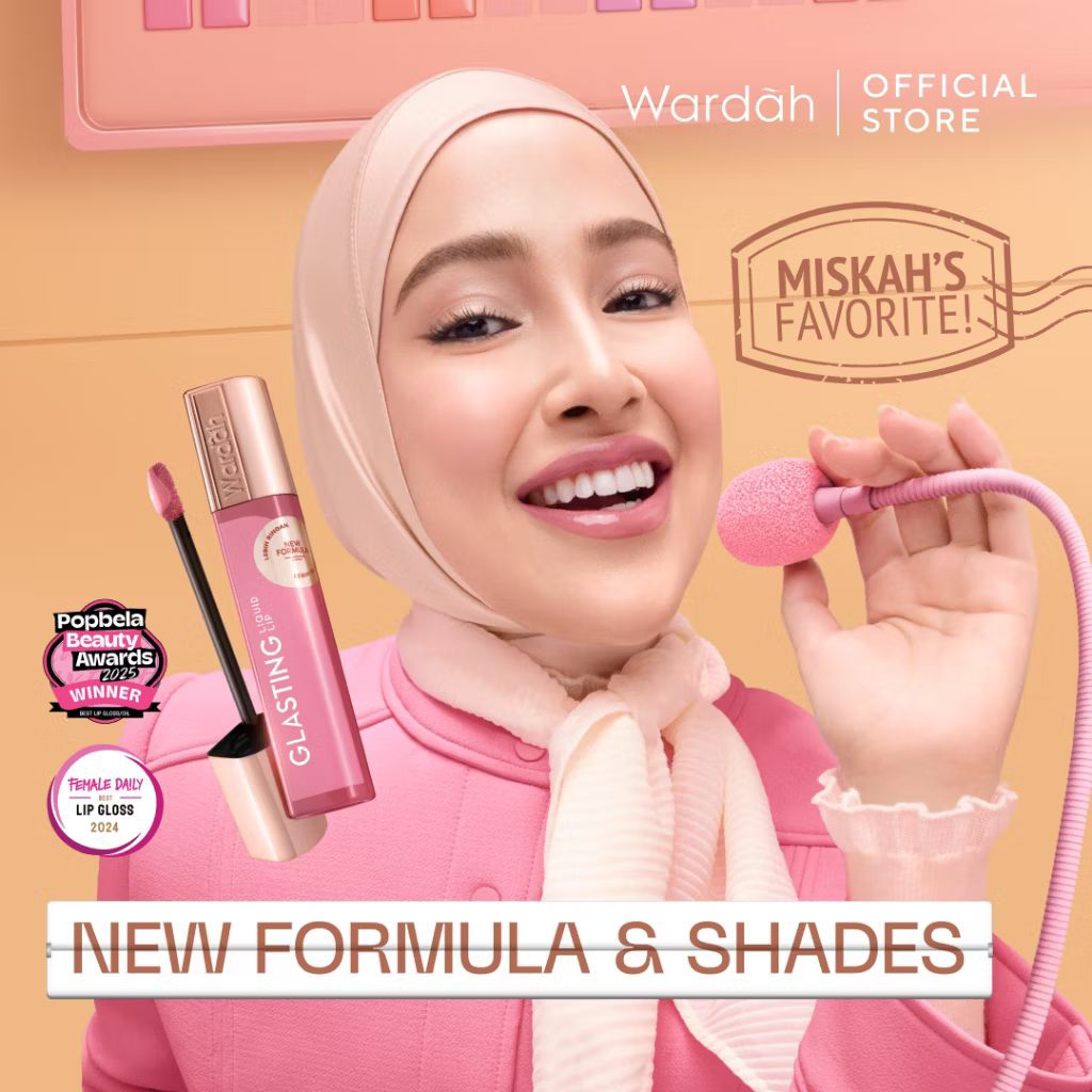 Wardah Glasting Liquid Lip Glasting