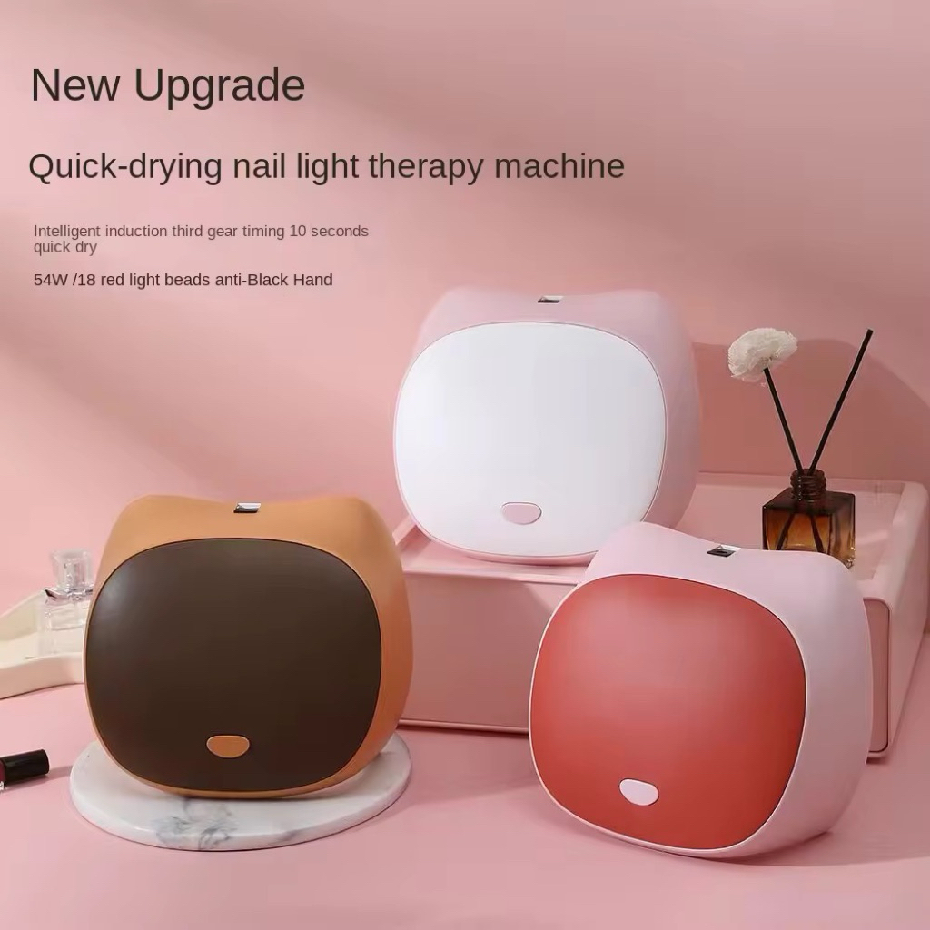 UV LED Nail Lamp 54W Smart Sensor Mesin Pengering Kutek Gel Anti Black Hand