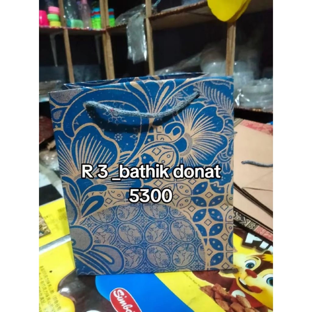 PAPERBAG TAS KERTAS HAJATAN POLOS MOTIF  DARI PENGRAJIN LANGSUNG