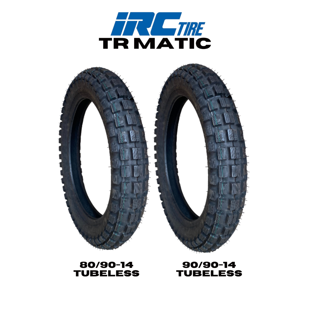 Ban Luar Semi Trail Matic X Ride Mio Beat Scoopy Vario Nex Irc Tr 80/90-14 90/90 Ring 14 Tubetype