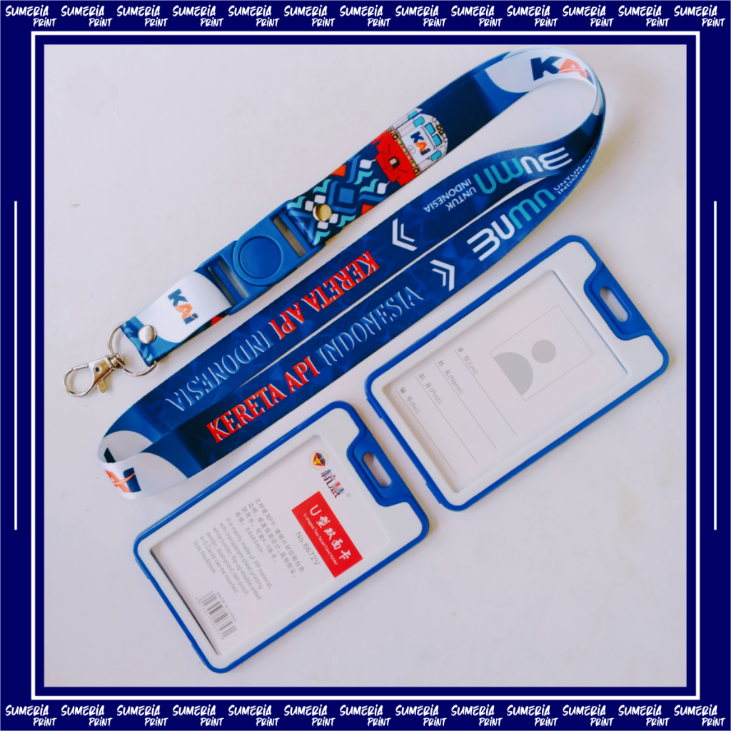 Lanyard Tali Gantungan Id Card PT KAI : Kereta Api Indonesia BUMN