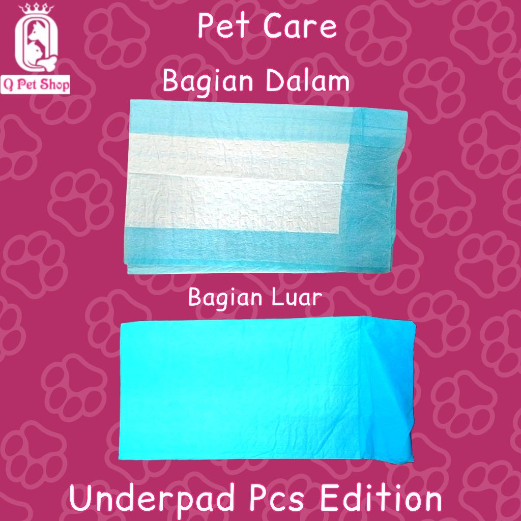 UNDERPAD BIRU 1 lembar
