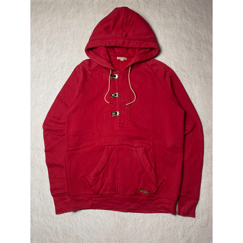 half zip vtg hoodie BURBERRY