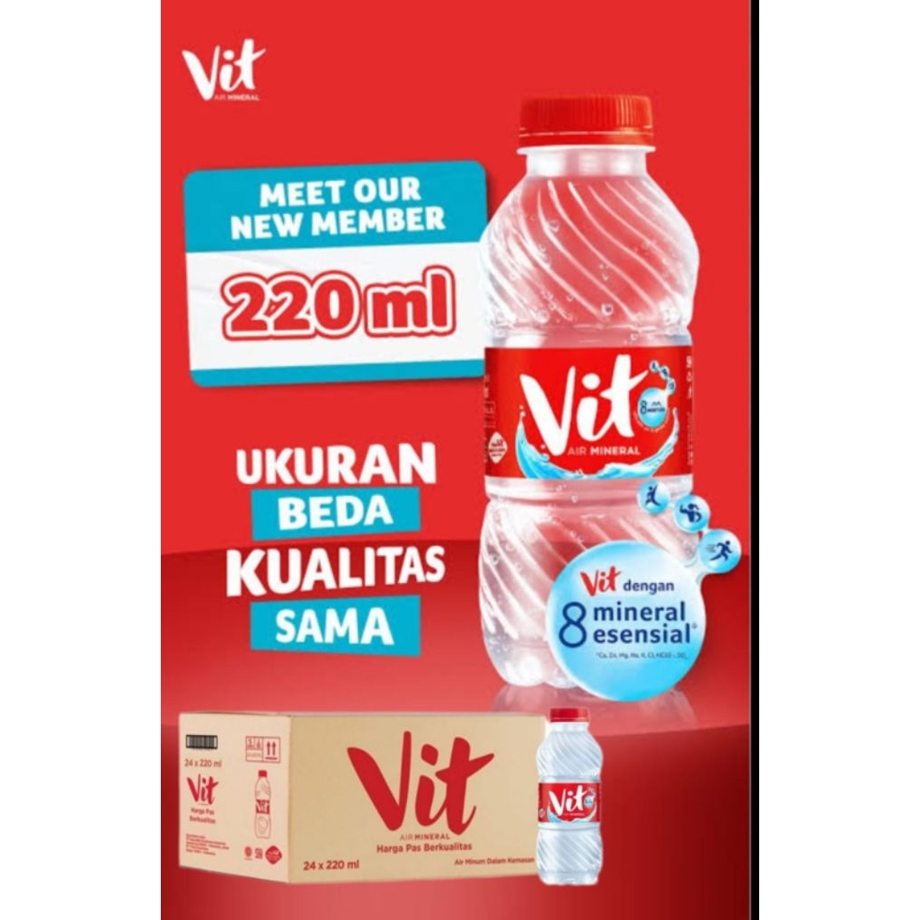 air mineral botol 220 ml
