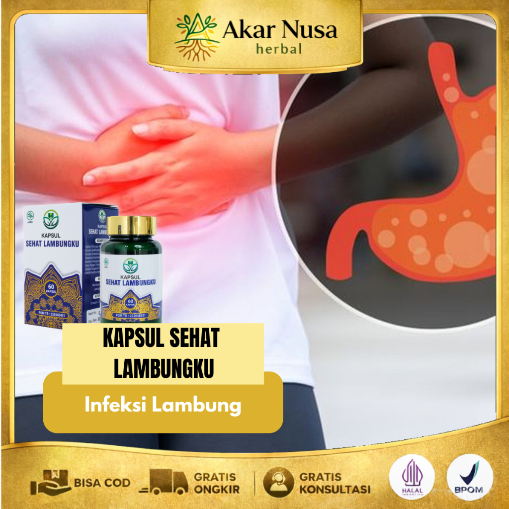 Obat Infeksi Lambung Obat Sakit Lambung - Kapsul Sehat Lambungku