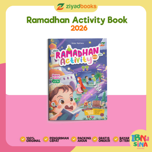 Ziyadbooks - Buku Ramadhan Activity 2026 - Buku Kegiatan Ramadhan Anak SD TK - Buku Aktivitas Ramadh
