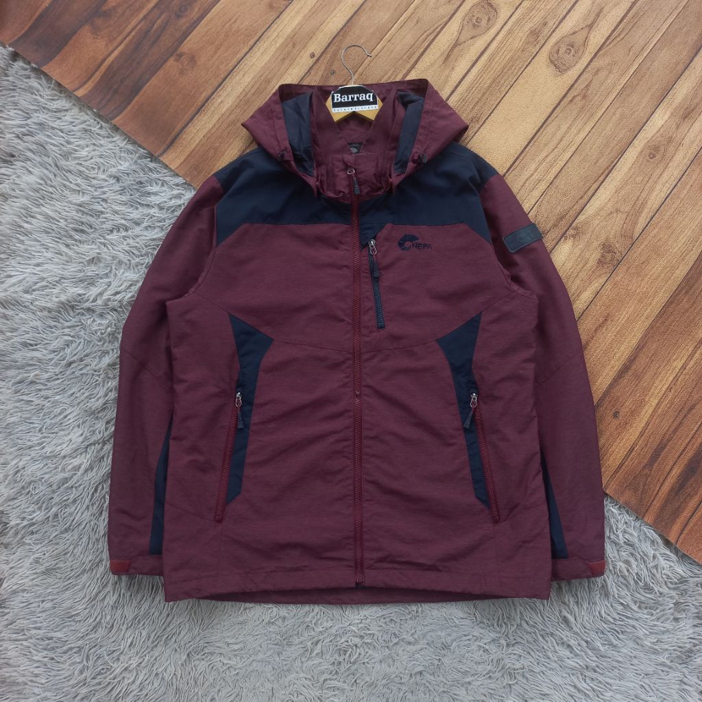 Jaket Outdoor Nepa Evolution Waterproof 3Layer NOT gorpcore goretex blocktech running sports lightwe