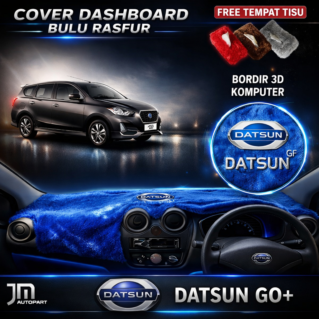 KARPET ALAS DASHBOARD BULU MOBIL DATSUN CUSTOM NAMA Interior Mobil Lebih Mewah Anti Retak Anti Pudar