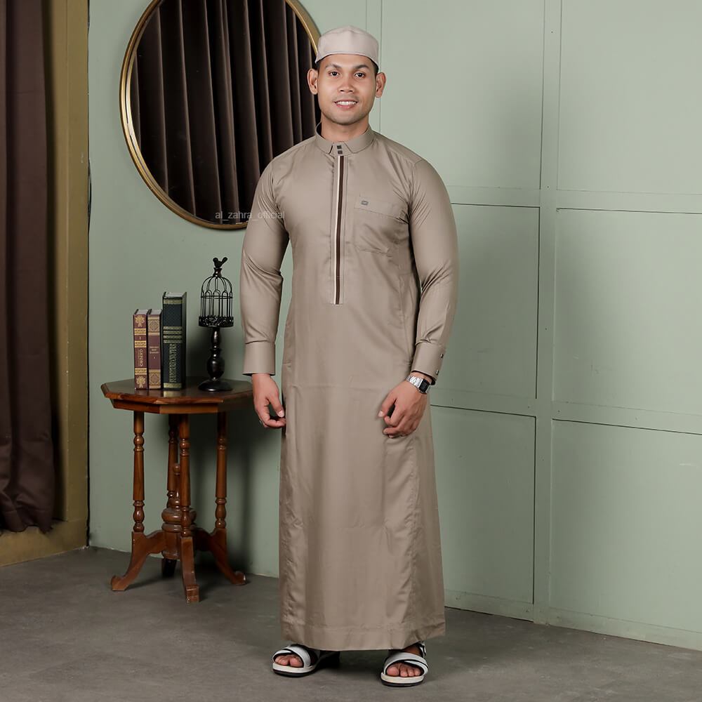 AL ZAHRA Gamis Lengan Panjang AZ-2133 D