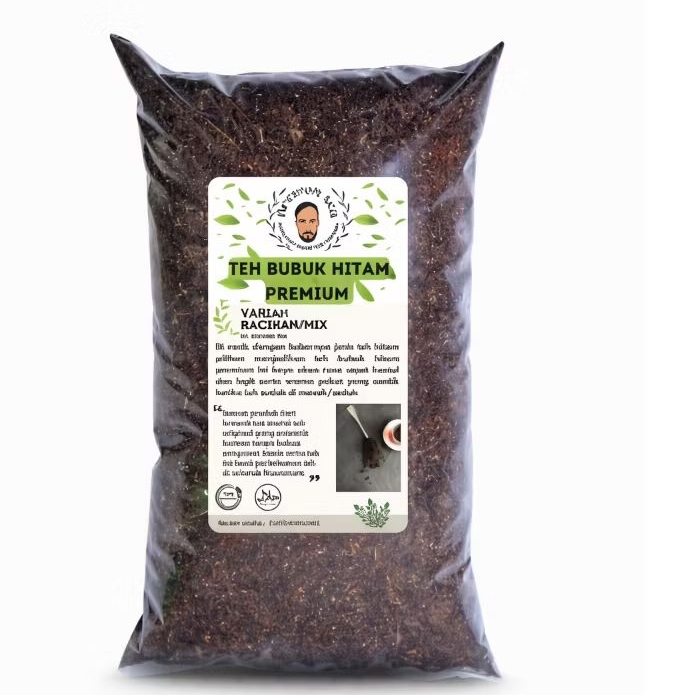 Teh Hitam Bubuk Campuran 500 Gram Bahan Baku Es Teh Tarik untuk Usaha
