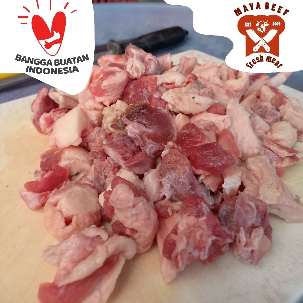 Tetelan / Trimming Daging Sapi Lokal