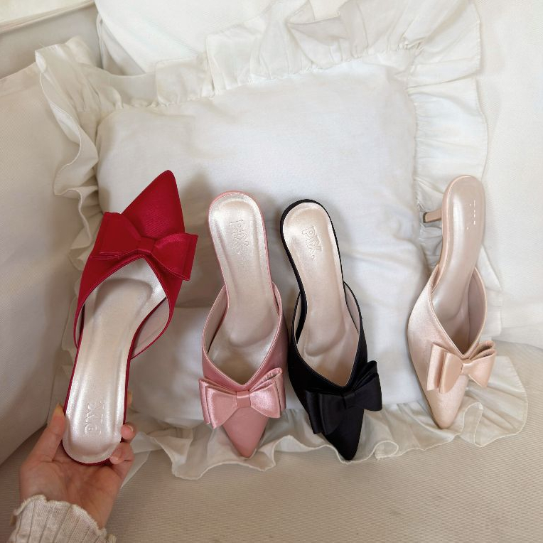 PixFootwear Pix Cher Heel - Sepatu Hak Pita Wanita