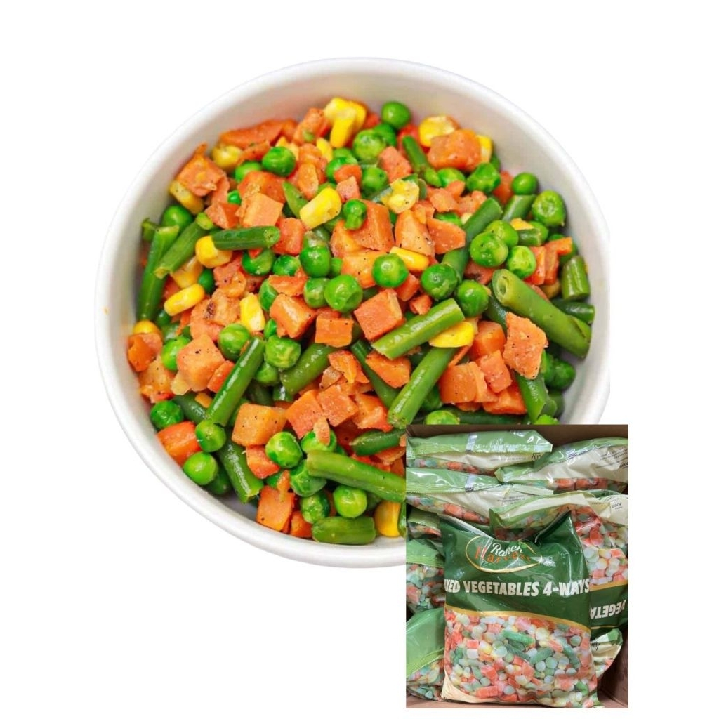Frozen 4 Mix Vegetables 1 Kg