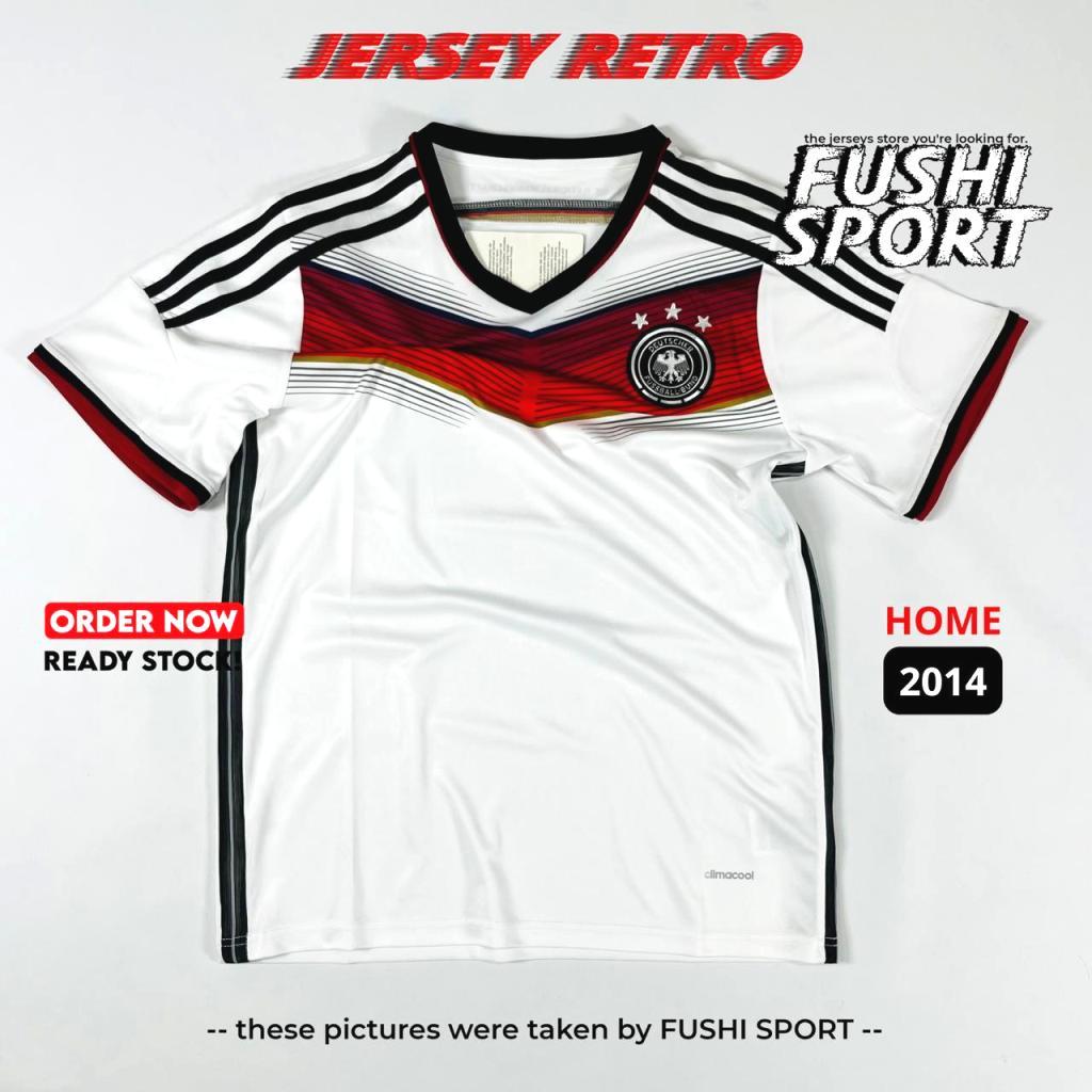 RETRO | Jersey Baju Bola Jerman Home 2014