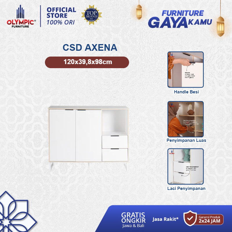 Olympic Lemari Laci Penyimpanan Serbaguna Credenza / CSD AXENA