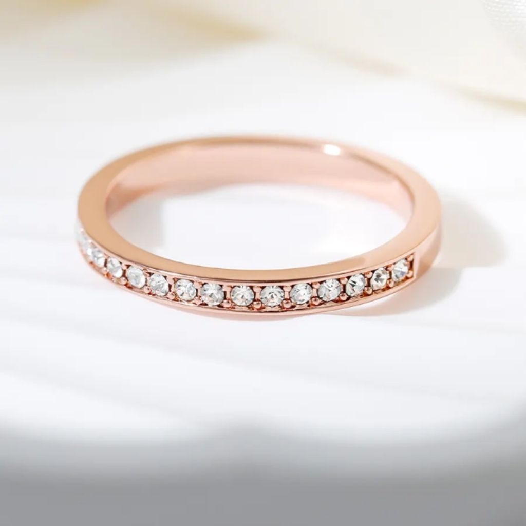 Best Seller Cincin Titanium Wanita Terlaris Cincin Wanita Model Permata Cincin Titanium Wanita Model