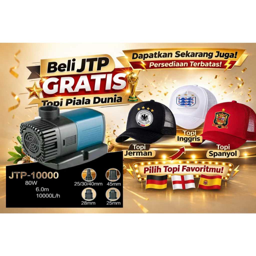 Mesin Aqaurium Dan Kolam YMN/ROSSTON JTP 10000 Low watt