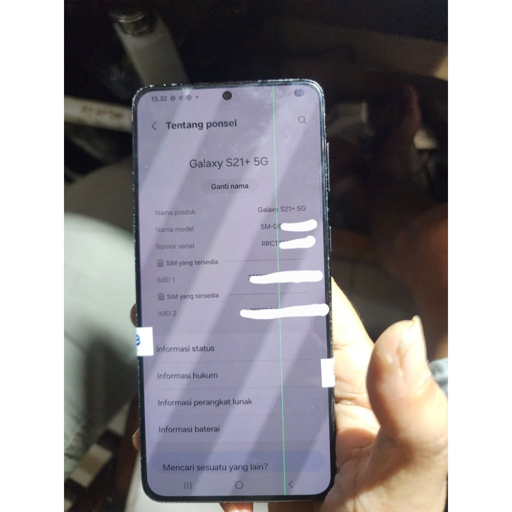 Lcd frem samsung s21+ (plus)