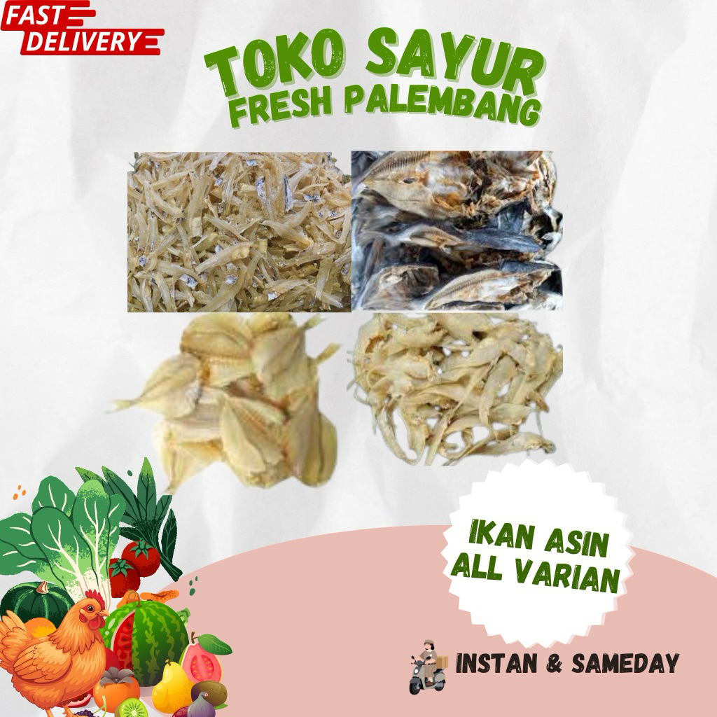 Ikan Asin Teri All Varian Fresh - Toko Sayur Fresh Palembang