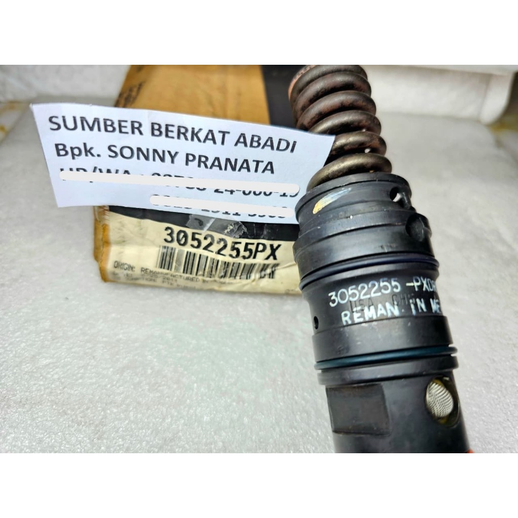 CUMMINS 3052255PX FUEL INJECTOR 3052255 - KTA19 KTA38 KTA50 - GENUINE