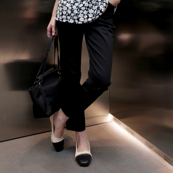 Eprise Chinos Pants BLACK BP09 | Celana Panjang Casual Wanita | Celana Kerja