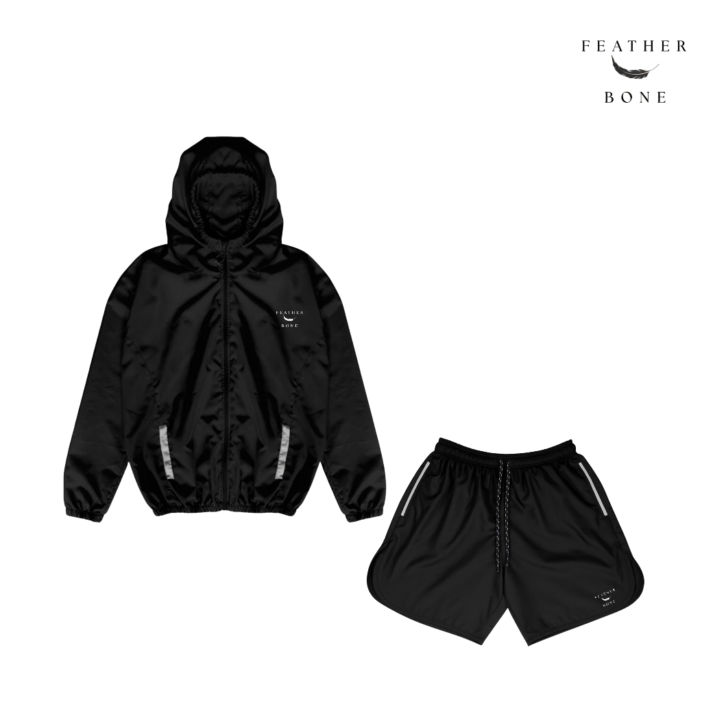 FEATHER BONE - Jaket Celana Olahraga Set Pria