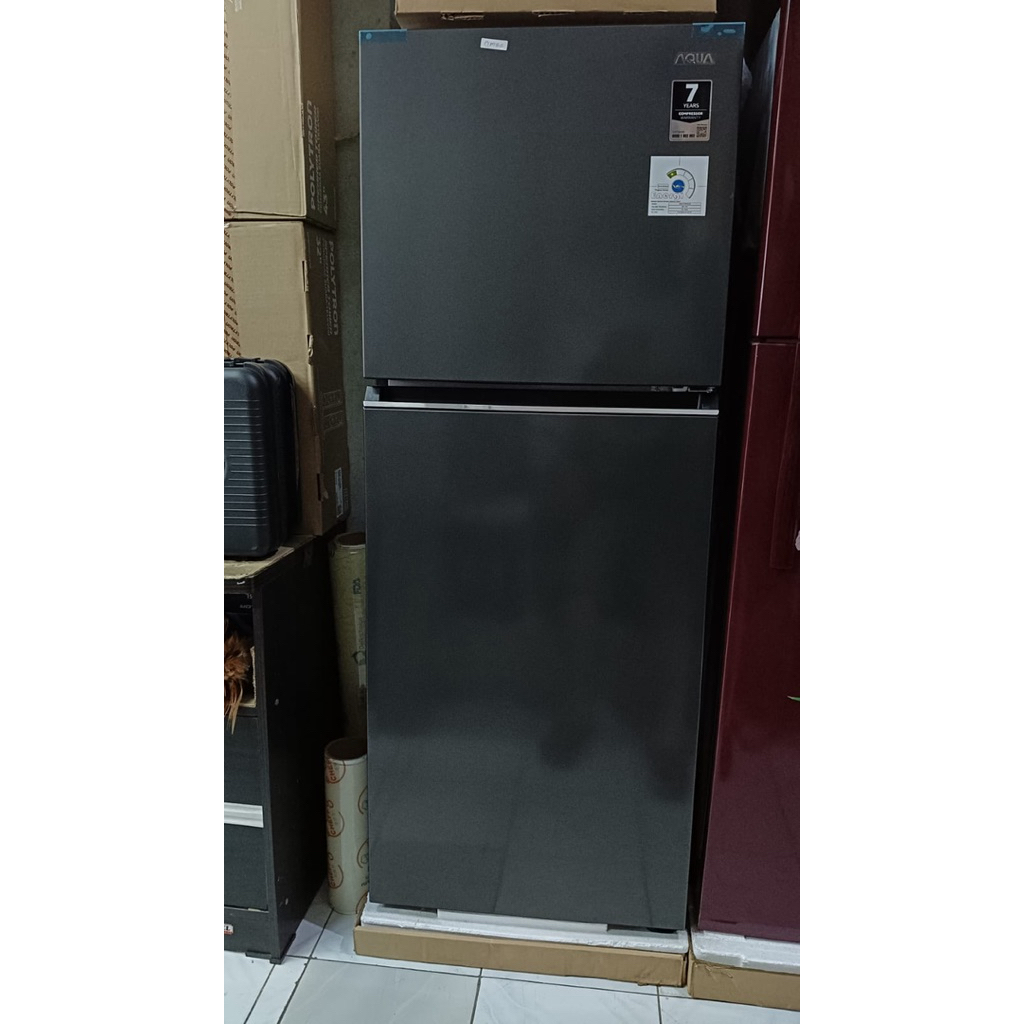AQUA KULKAS 2 pintu garansi 7 tahun low watt