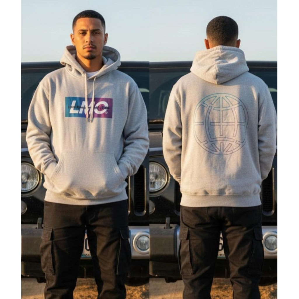 Hoodie LMC HOODIE LOST MANAGEMENT CITIES BACKPRINT GLOBE